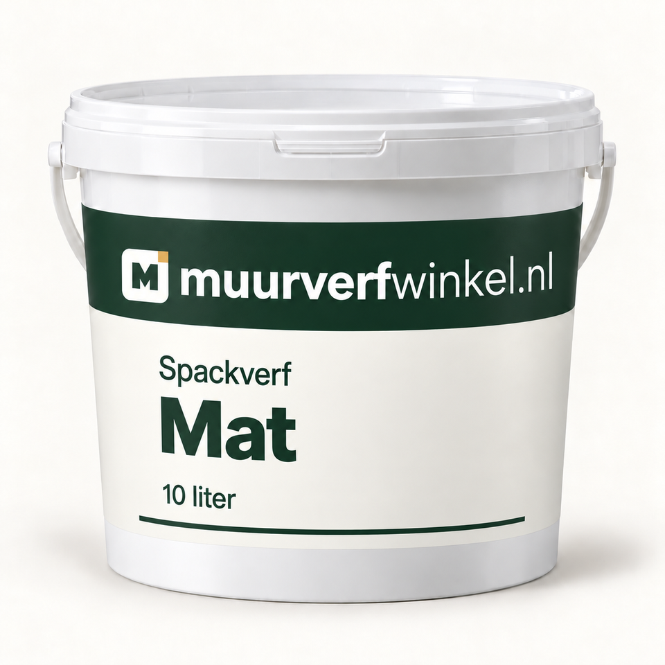 Spackverf Mat — 10 liter