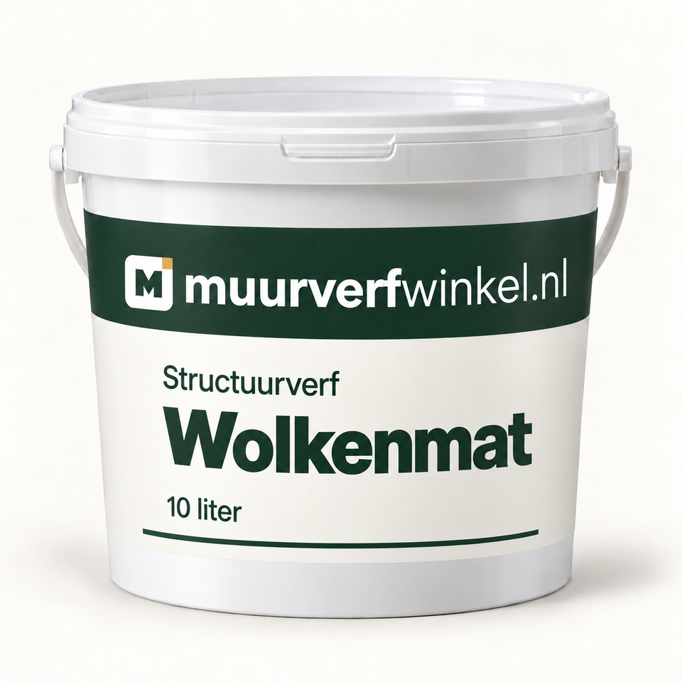 Structuurverf Wolkenmat — 10 liter